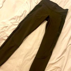 Lululemon dark olive green leggings